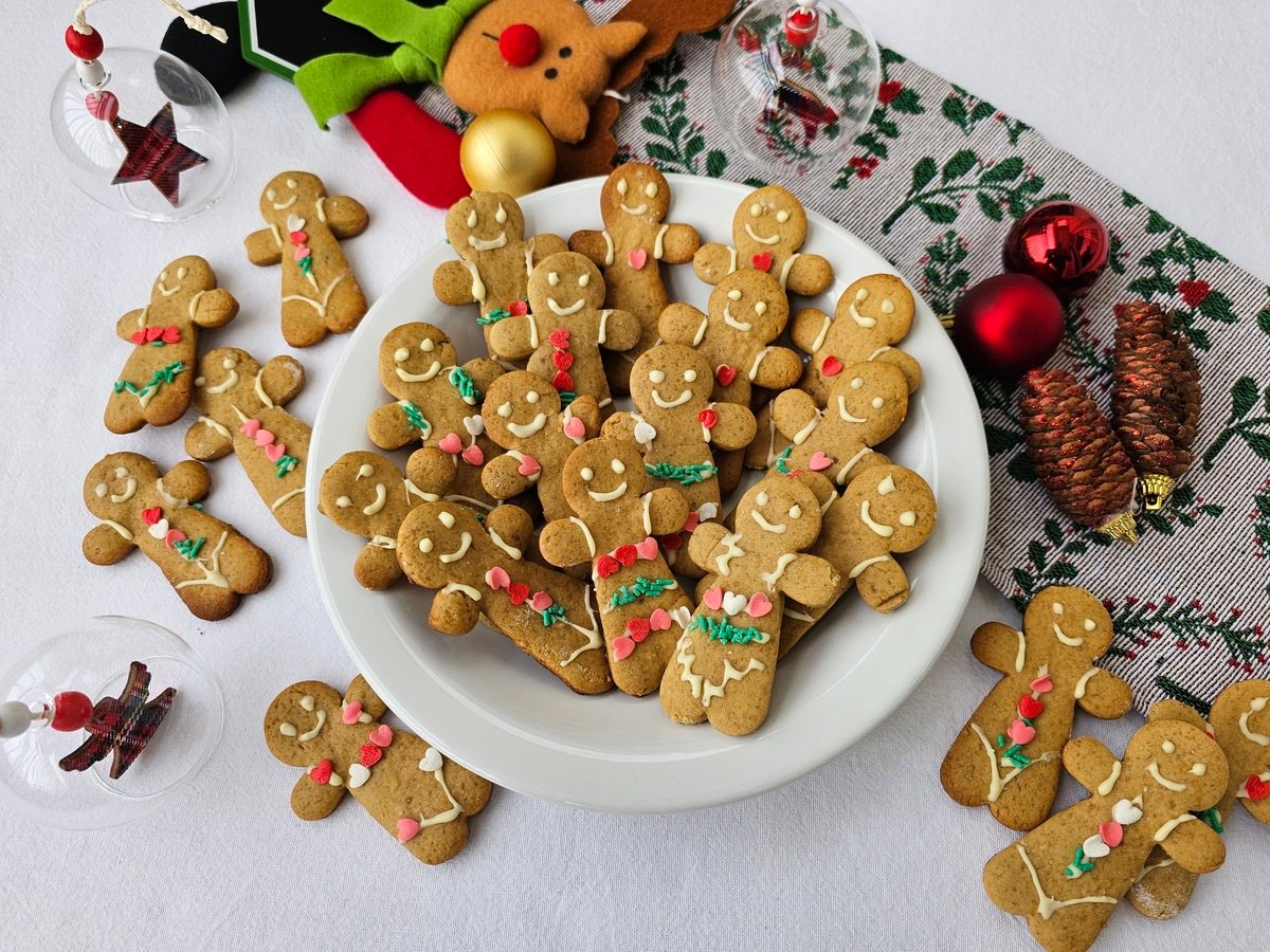 Biscoito de Natal americano (Gingerbread cookies)