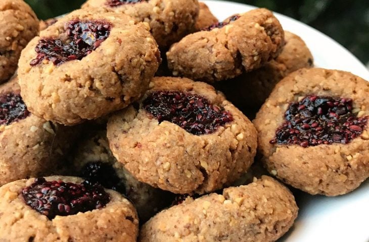 Biscoitinho doce recheado low carb