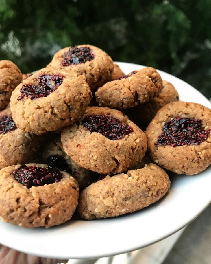 Biscoitinho doce recheado low carb