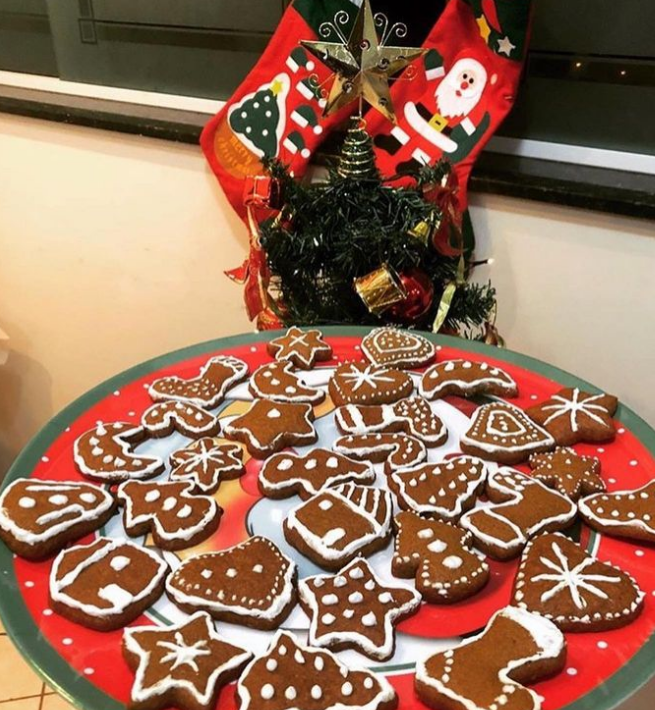 Biscoito gingerbread com farinha de arroz