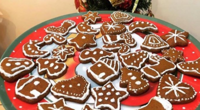 Biscoito gingerbread com farinha de arroz