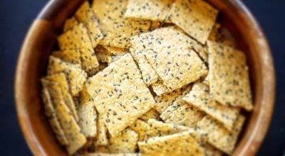 Biscoito salgado saudável