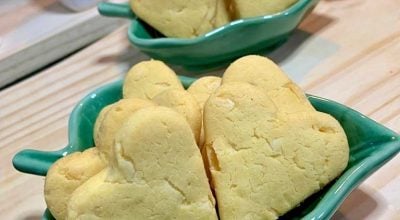 Biscoitos amanteigados de queijo