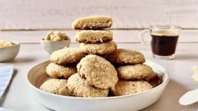 Biscoitos amanteigados vegano e sem glúten