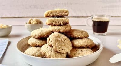 Biscoitos amanteigados vegano e sem glúten