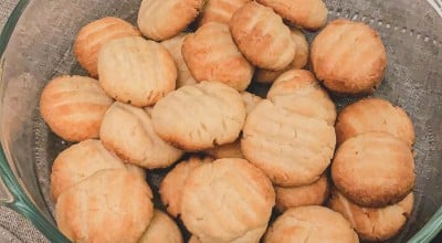 Biscoitos amanteigados vegano e sem glúten