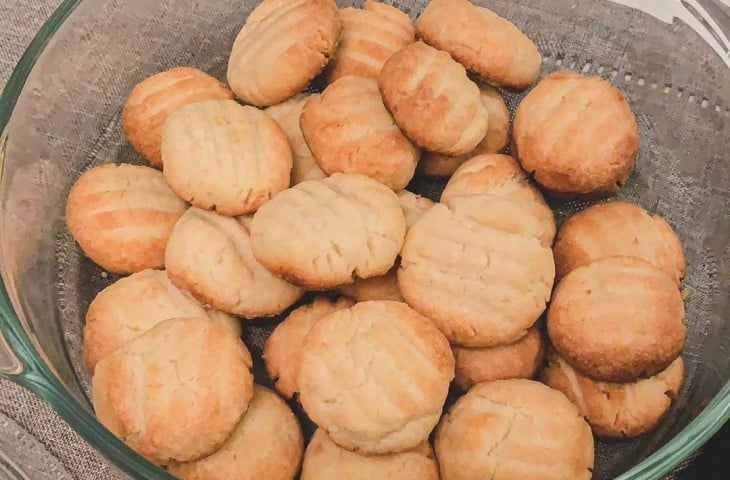 Biscoitos amanteigados vegano e sem glúten