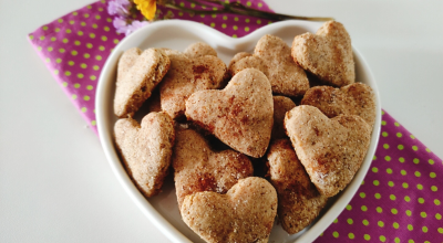 Biscoitos de aveia com banana e mel