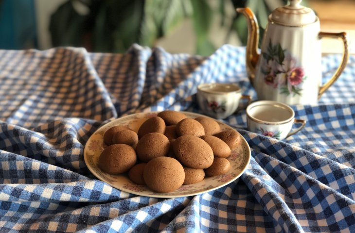 Biscoitos de chocolate fácil