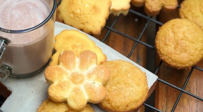 Biscoitos madeleine low carb