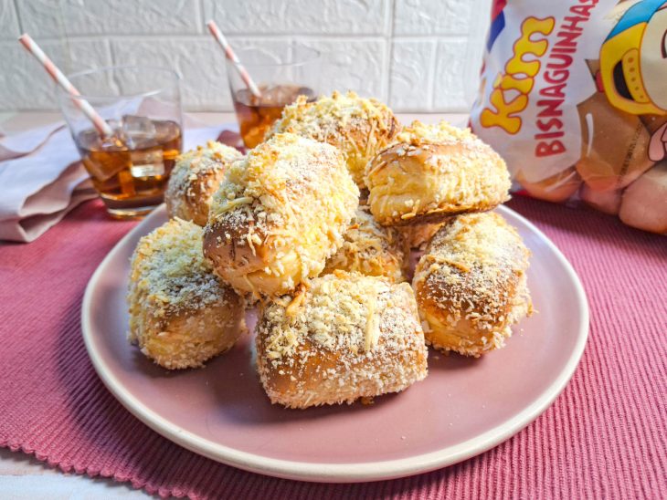 Bisnaguinhas crocantes prontas.