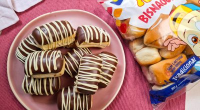 Bisnaguinha de chocolate