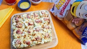 Bisnaguinha recheada na air fryer