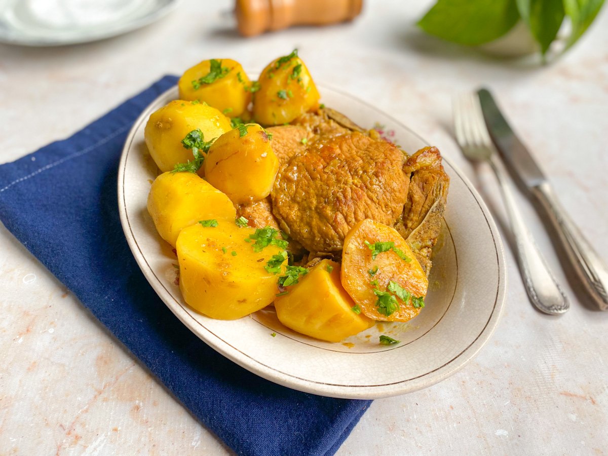 Bisteca com batatas