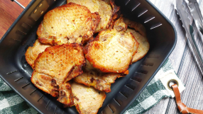 Bisteca de porco na airfryer