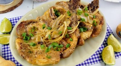 Bisteca na panela de pressão
