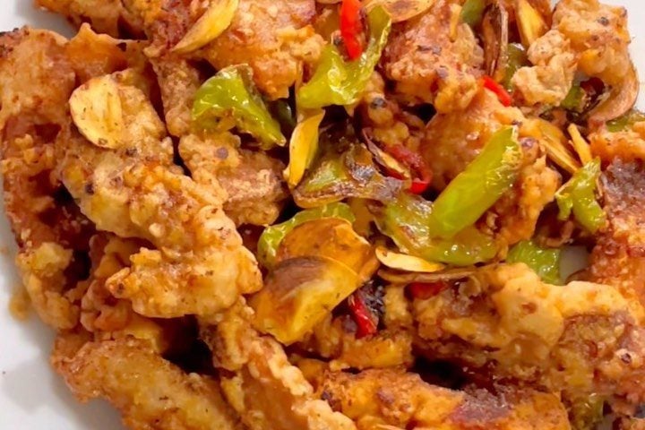 Bisteca sal e pimenta chinês