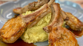 Bisteca suína ao molho agridoce