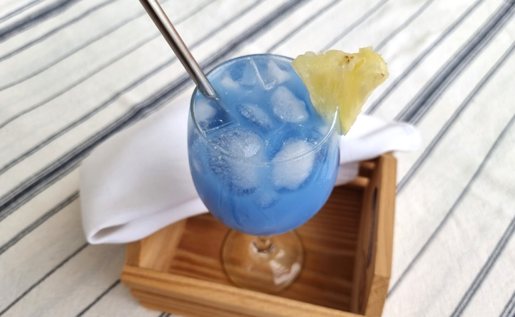Blue hawaiian sem álcool