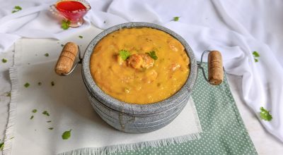 Bobó de camarão com mandioca