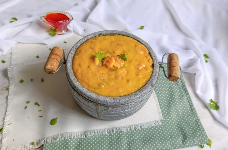 Bobó de camarão com mandioca