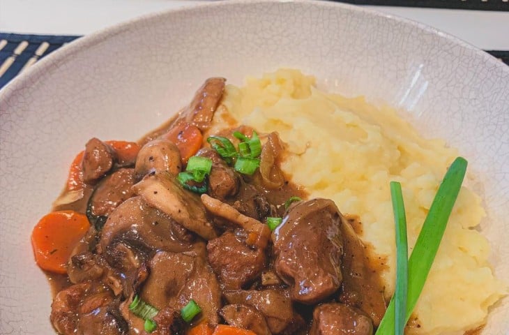 Boeuf Bourguignon vegano