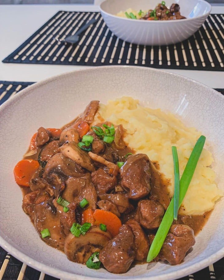 Boeuf Bourguignon vegano