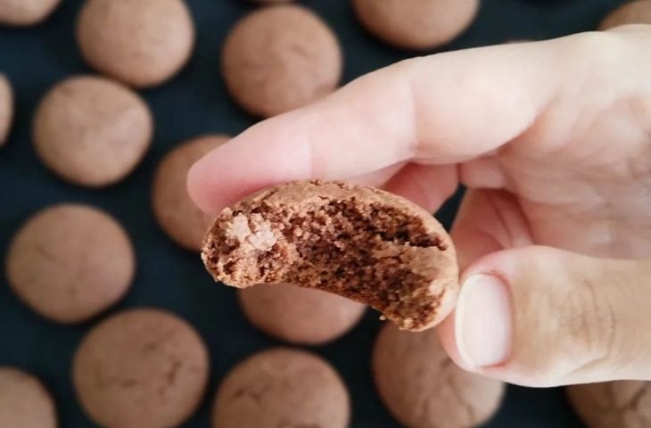 Bolacha de cacau sem glúten