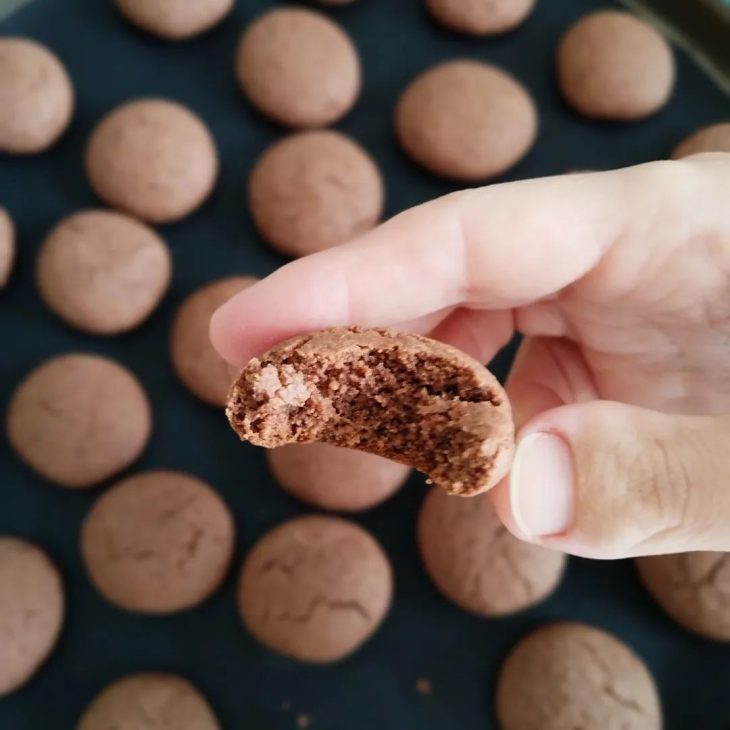 Bolacha de cacau sem glúten