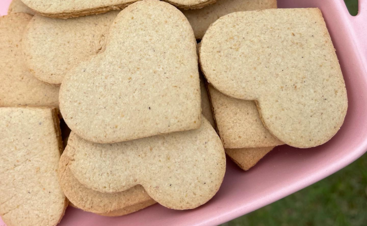 Bolachinhas amanteigadas com aveia