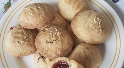 Bolachinhas com recheio de goiabada