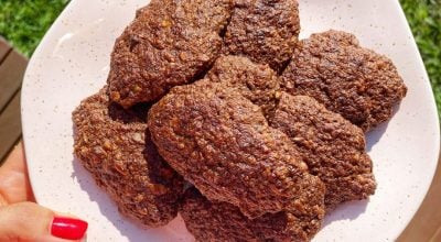 Bolachões de chocolate saudáveis