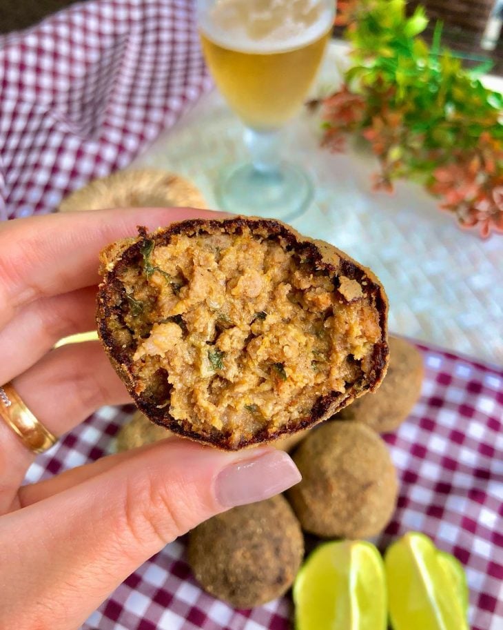 Bolinha cremosa de carne