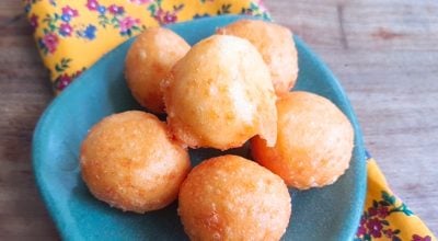 Bolinha de queijo sem glúten na air fryer