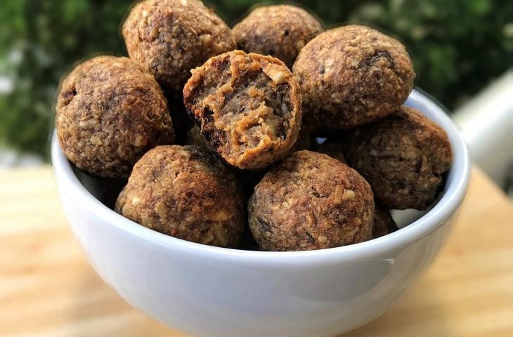 Bolinhas salgadas veganas