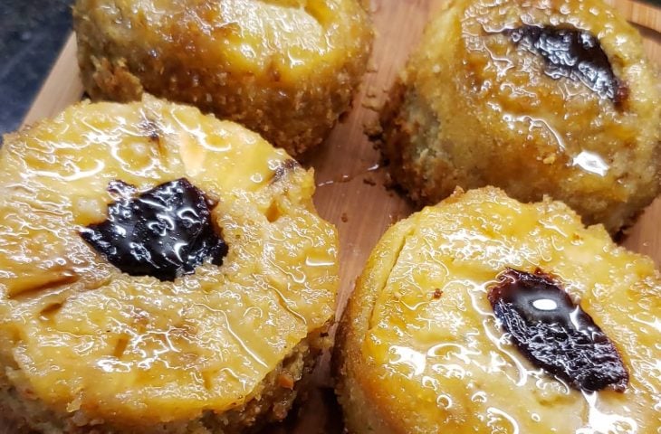 Bolinho de abacaxi na airfryer