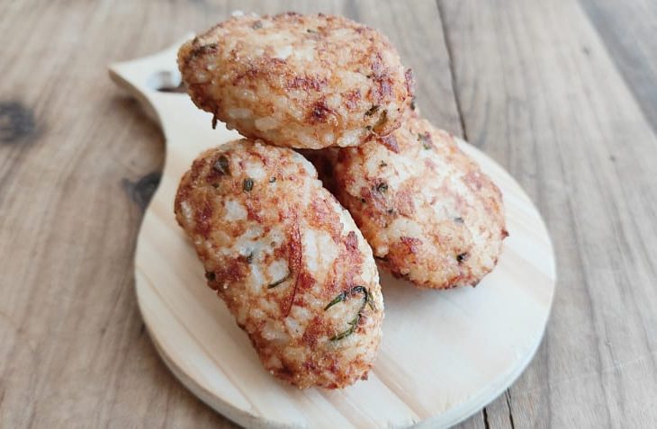 Bolinho de arroz com ricota