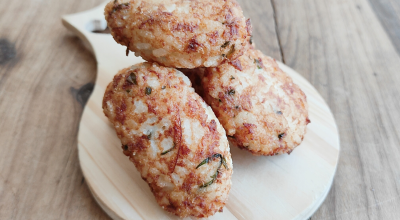 Bolinho de arroz com ricota
