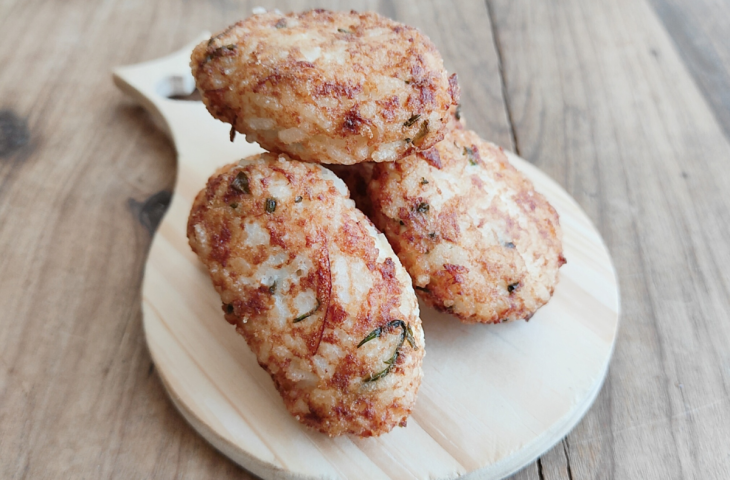 Bolinho de arroz com ricota
