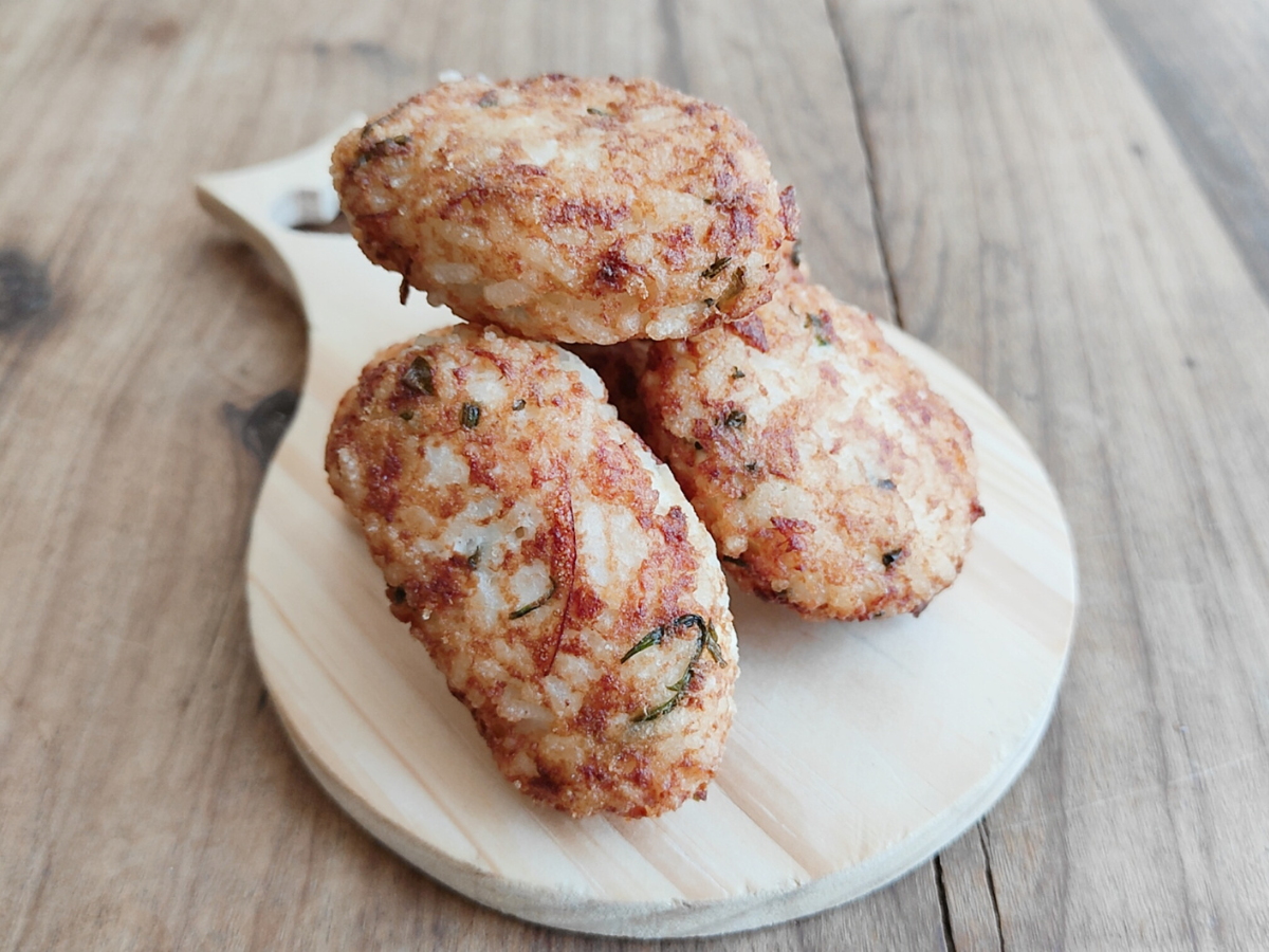 Bolinho de arroz com ricota