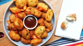 Bolinho de arroz de liquidificador