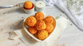 Bolinho de arroz fit na air fryer
