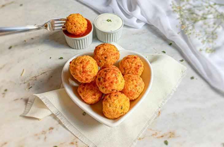 Bolinho de arroz fit na air fryer