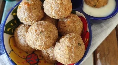 Bolinho de arroz integral