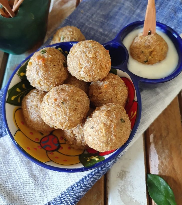 Bolinho de arroz integral