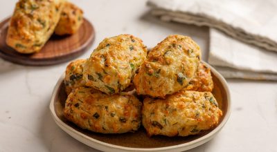 Bolinho de arroz na airfryer