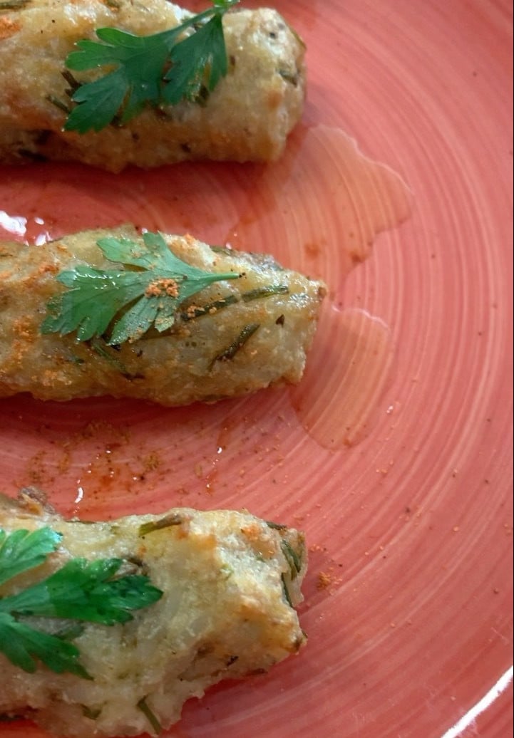 Bolinho de arroz na airfryer