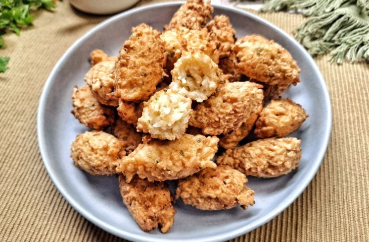 Bolinho de arroz rápido