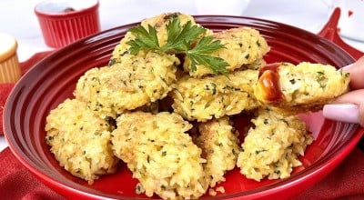 Bolinho de arroz sem fritar