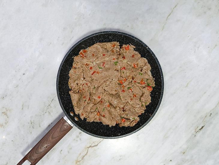 Massa após 1 hora de geladeira.